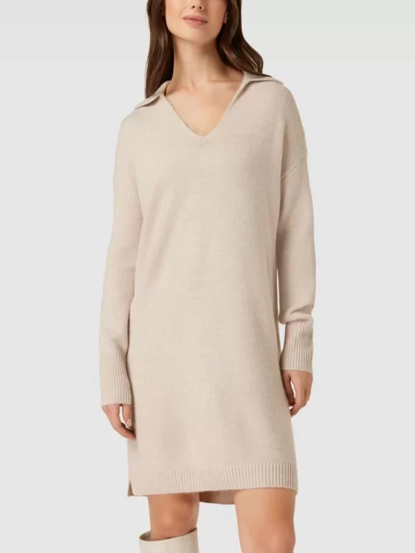 Christian Berg Woman Strickkleid In Knielänge – Beige 5