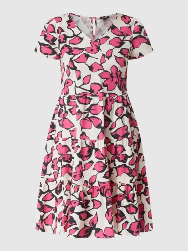 More & More Kleid Im Stufen-Look – Pink 3