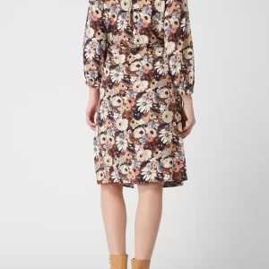 Tom Tailor Blusenkleid Mit Floralem Muster – Pink 12